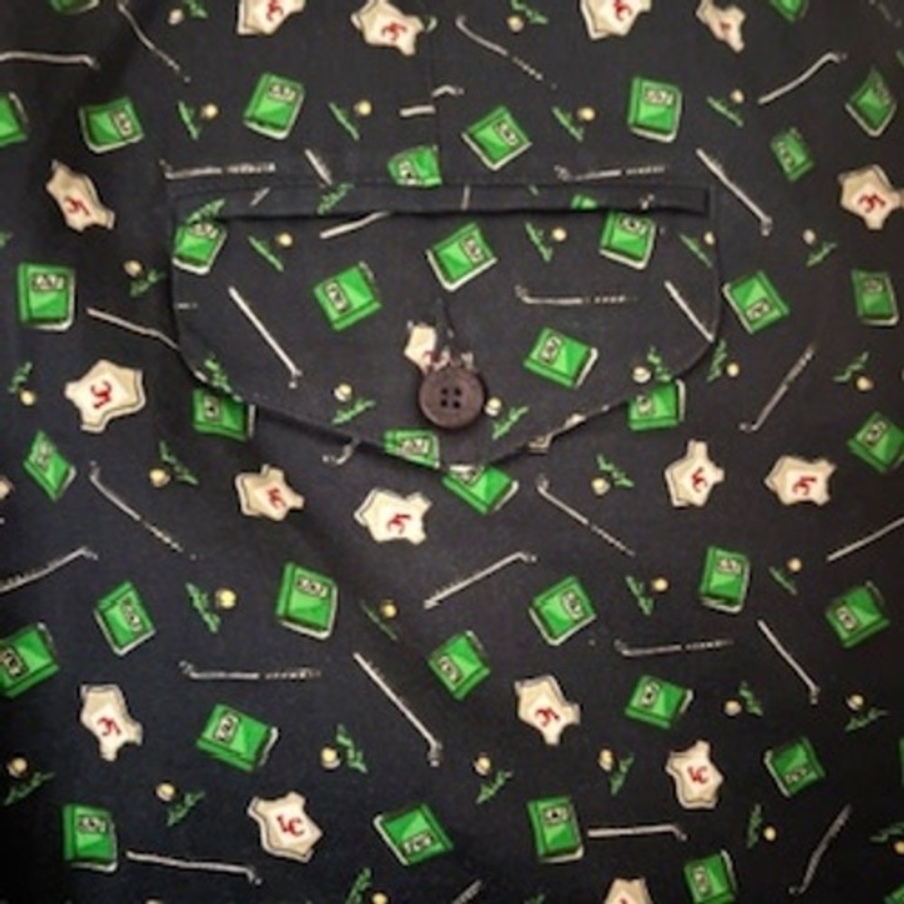 Vintage Liz Claiborne Liz Golf High Rise Pleated Front Shorts Sz 14‎ Golf Print - Picture 4 of 11